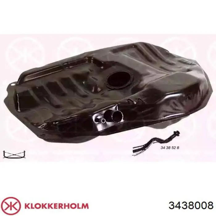 GJ8342110A Mazda Tanque de combustible