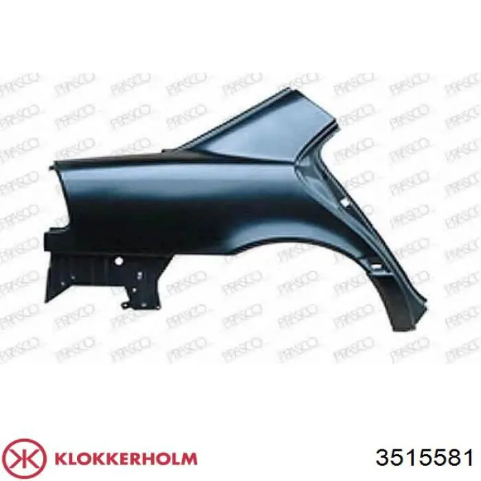 Parte de reparación del arco de la rueda trasera izquierda Klokkerholm 3515581 precio, desde 76,50 EUR