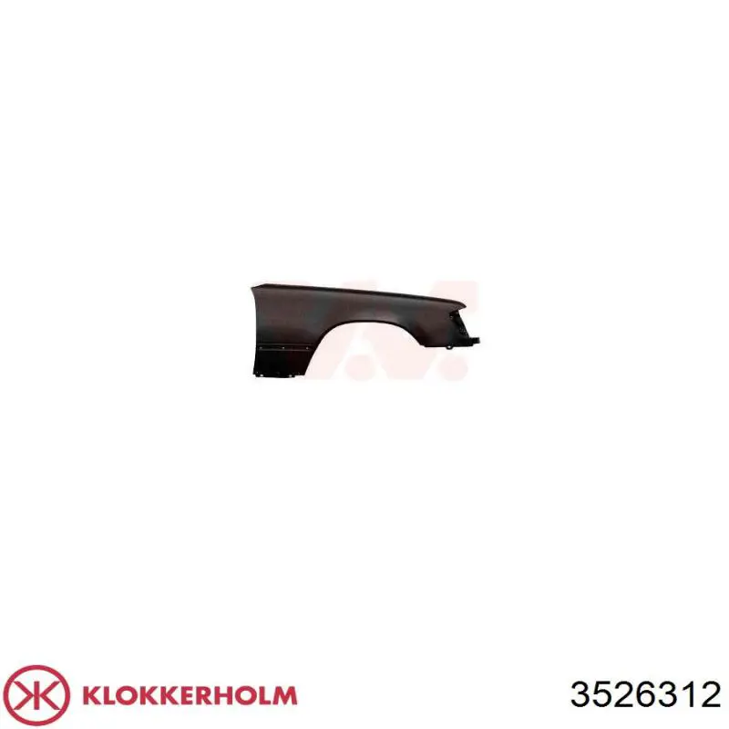 3526312 Klokkerholm guardabarros delantero derecho