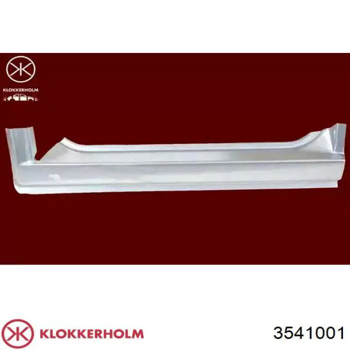 Umbral exterior izquierdo 3541001 Klokkerholm