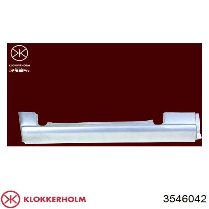 3546042 Klokkerholm Umbral de puerta, derecha