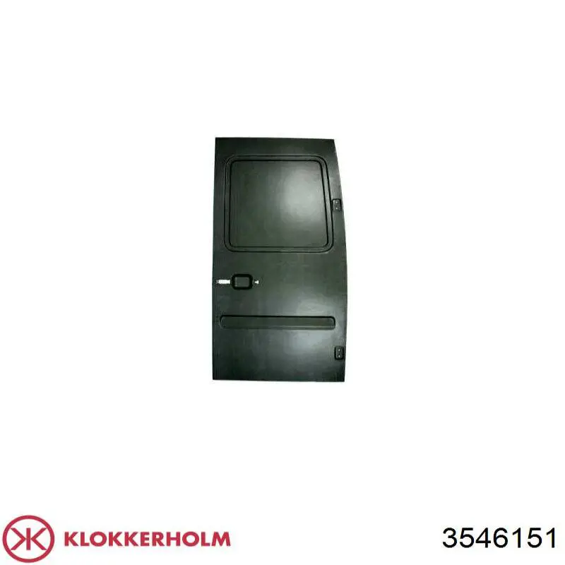 3546151 Klokkerholm puerta de batientes de furgoneta trasera izquierda