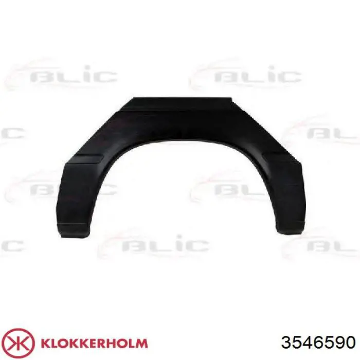 Parte de reparación del arco de la rueda trasera izquierda Klokkerholm 3546590 precio, desde 36,06 EUR