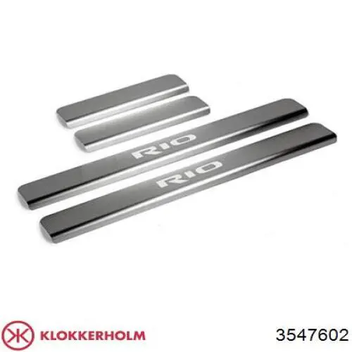3547602 Klokkerholm Parte de reparación del arco de la aleta trasera derecha