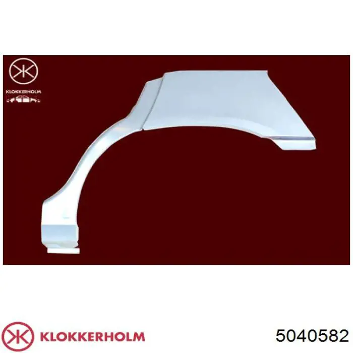 Comprar 5040582 Klokkerholm Parte de reparación del arco de la aleta trasera derecha