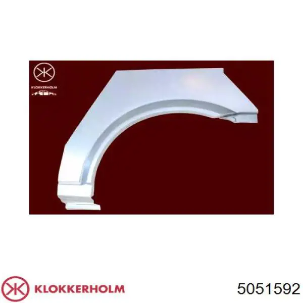 Repuesto de arco de rueda Trasero Derecho Opel Astra G (F48, F08)