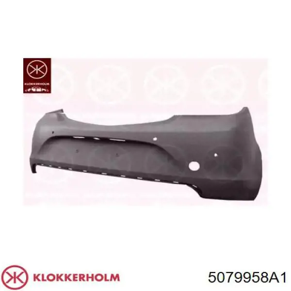1404650 Opel Defensa trasero