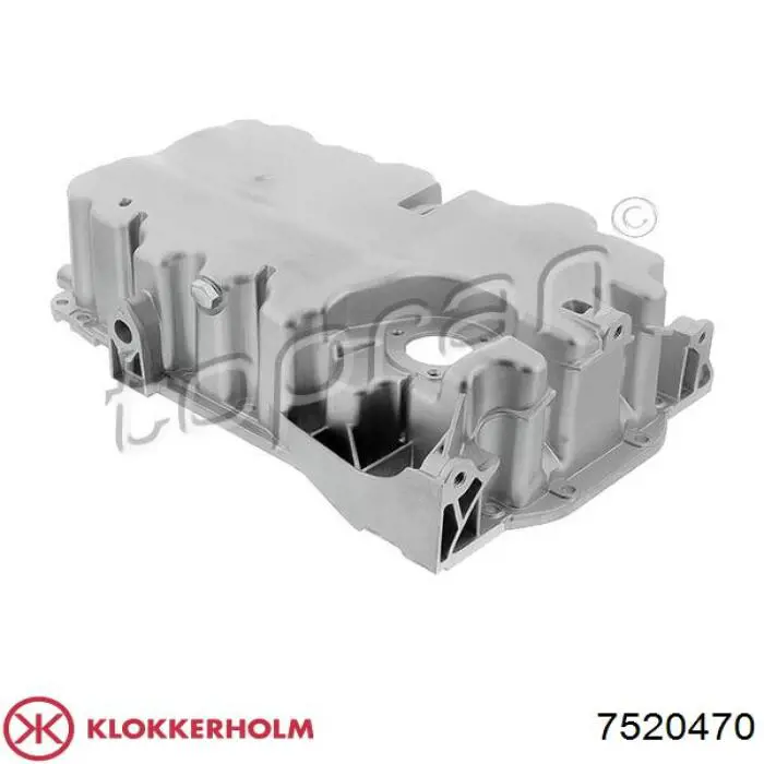 Cárter de aceite del motor Klokkerholm 7520470