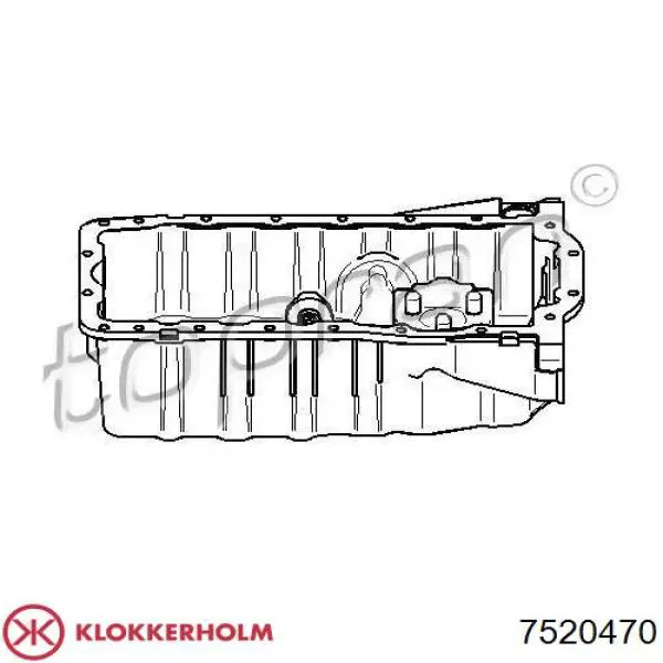 7520470 Klokkerholm Cárter de aceite del motor
