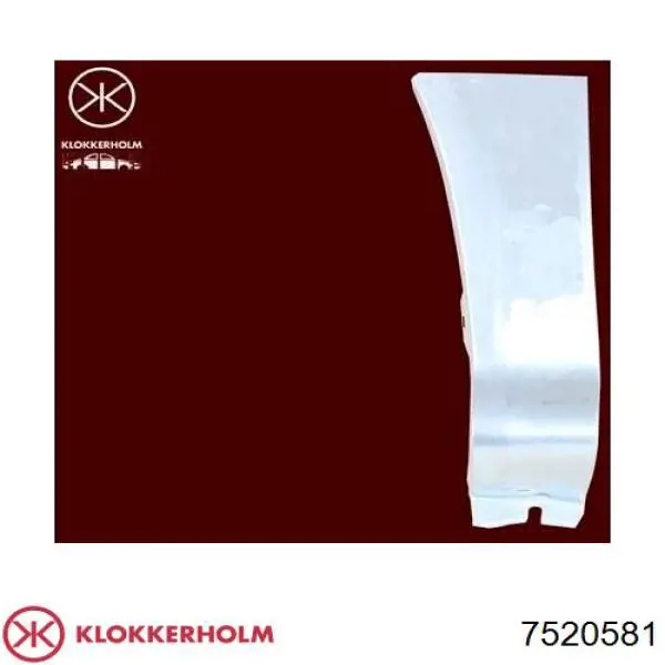 Parte de reparación del arco de la rueda trasera izquierda Klokkerholm 7520581 precio, desde 27,94 EUR
