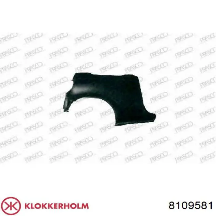 8109581 Klokkerholm arco de rueda, panel lateral, trasero izquierdo