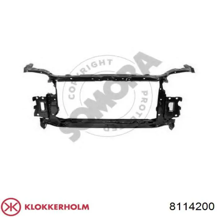 Soporte de radiador completo Toyota Corolla E11