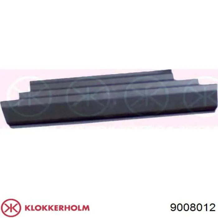 Chapa de acceso derecha Klokkerholm 9008012