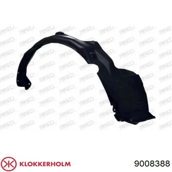Guardabarros interior derecho, aleta delantera Klokkerholm 9008388 precio, desde 29,21 EUR