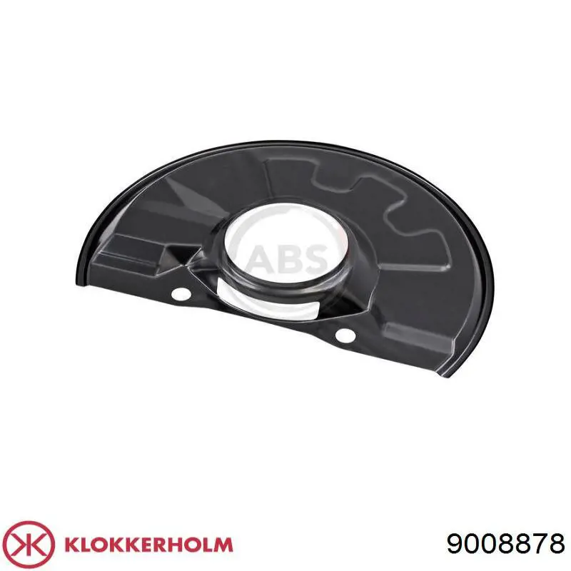 9008878 Klokkerholm chapa protectora contra salpicaduras, disco de freno trasero derecho