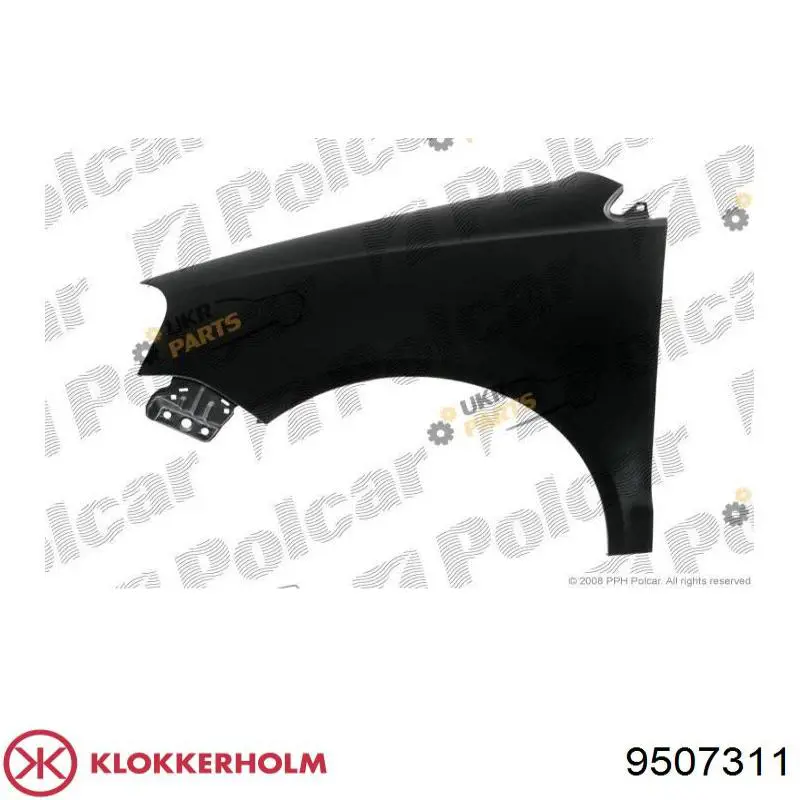 Aleta delantera izquierda Klokkerholm 9507311 precio, desde 62,94 EUR