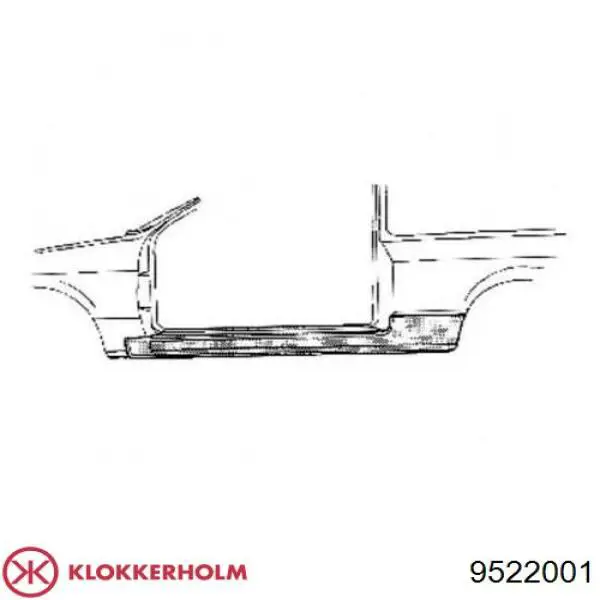 9522001 Klokkerholm chapa de acceso izquierda