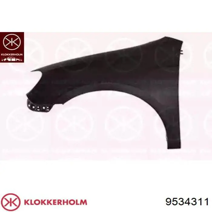 Aleta delantera izquierda Klokkerholm 9534311 precio, desde 77,12 EUR