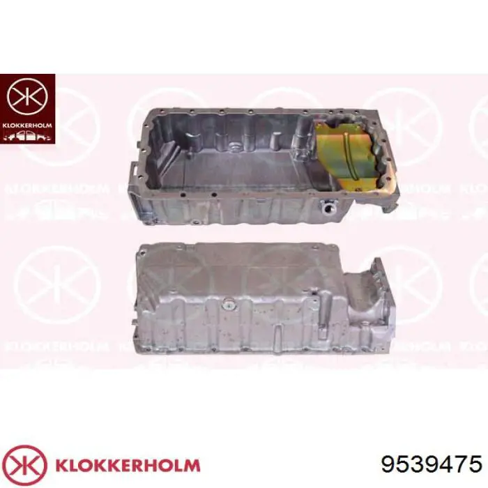 Cárter de aceite del motor 39589 Metalcaucho