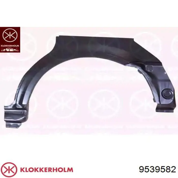 Comprar 9539582 Klokkerholm Parte de reparación del arco de la aleta trasera derecha