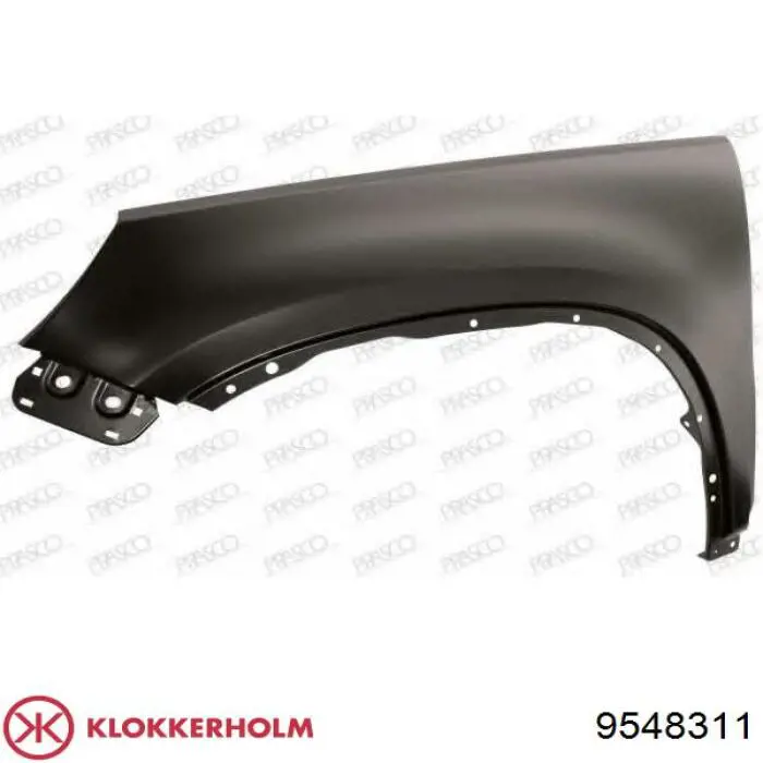 Aleta delantera izquierda Klokkerholm 9548311 precio, desde 67,23 EUR