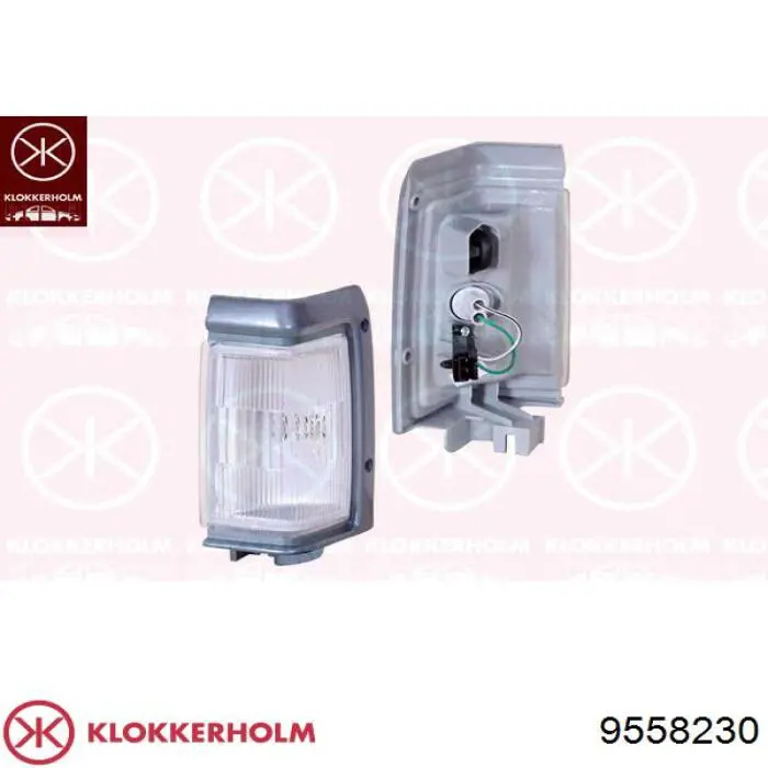 9558230 Klokkerholm soporte de radiador inferior (panel de montaje para foco)