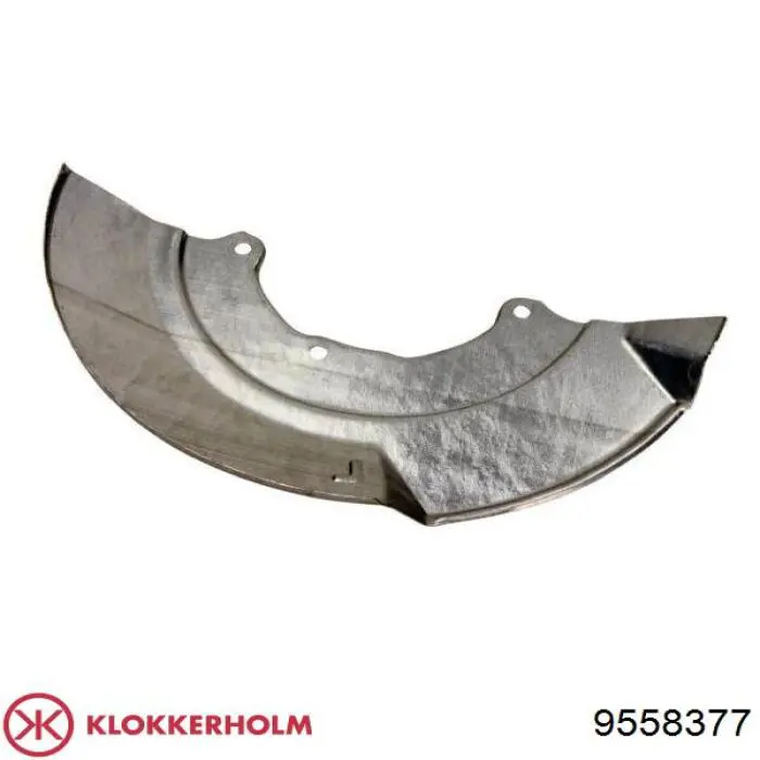 9558377 Klokkerholm chapa protectora contra salpicaduras, disco de freno delantero izquierdo