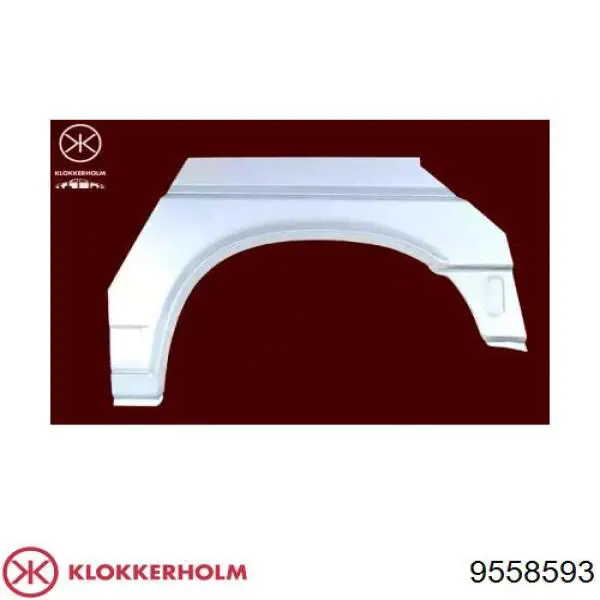 FP 9558 593 Klokkerholm arco de rueda, panel lateral, trasero izquierdo