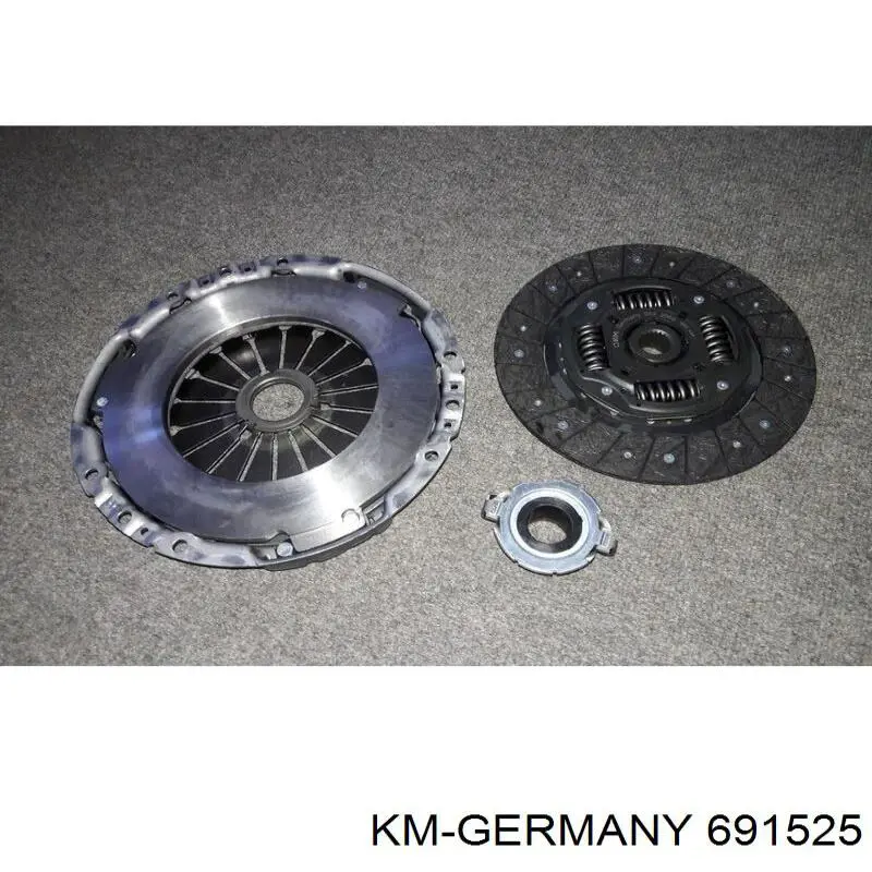 691525 KM Germany kit de embrague (3 partes)