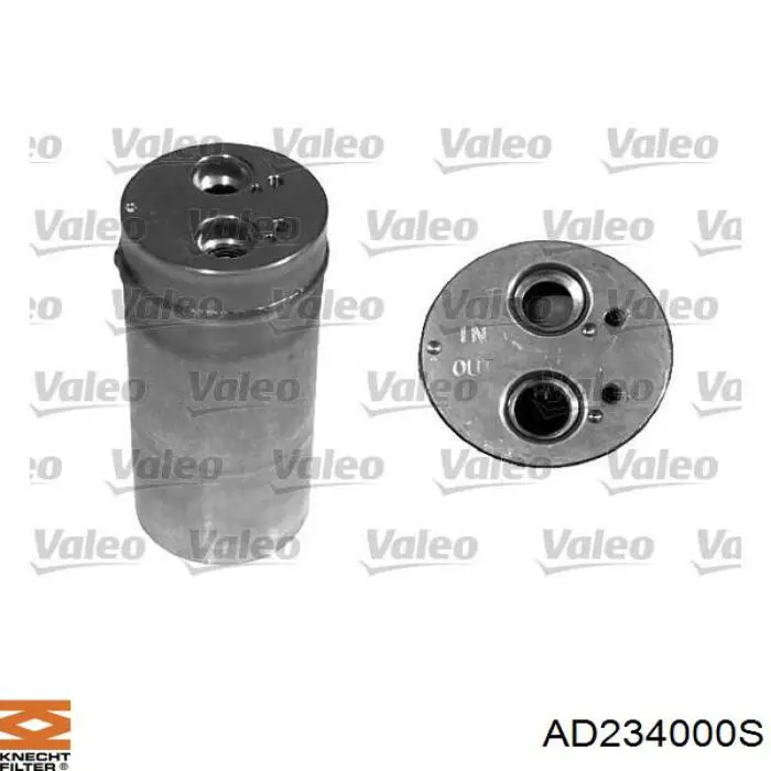 AD 234 000S Knecht-Mahle receptor-secador del aire acondicionado