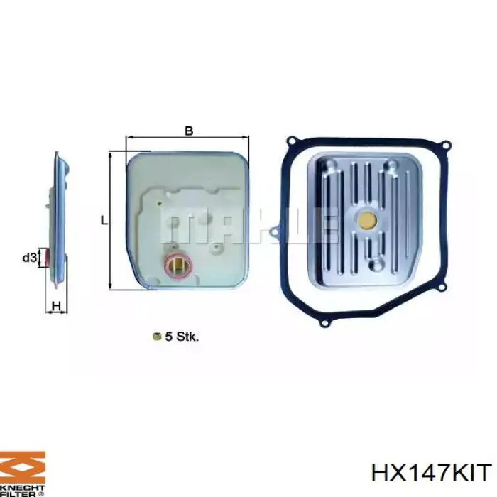 Filtro hidráulico, transmisión automática Volkswagen Golf 3 1H1
