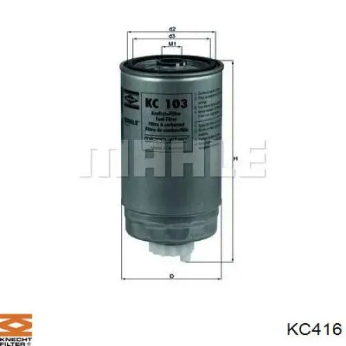 KC416 Knecht-Mahle filtro combustible