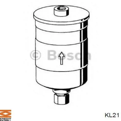 KL21 Knecht-Mahle filtro combustible