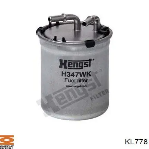 KL778 Knecht-Mahle filtro combustible