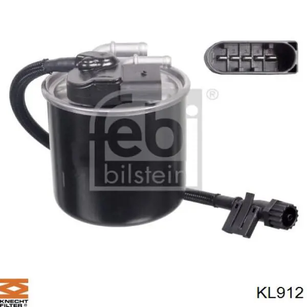 KL912 Knecht-Mahle filtro combustible