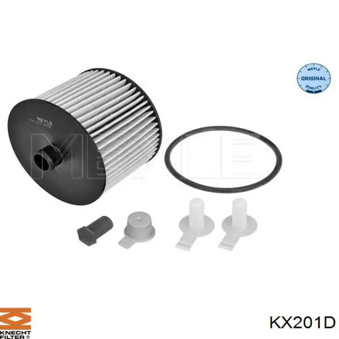 KX201D Knecht-Mahle filtro combustible