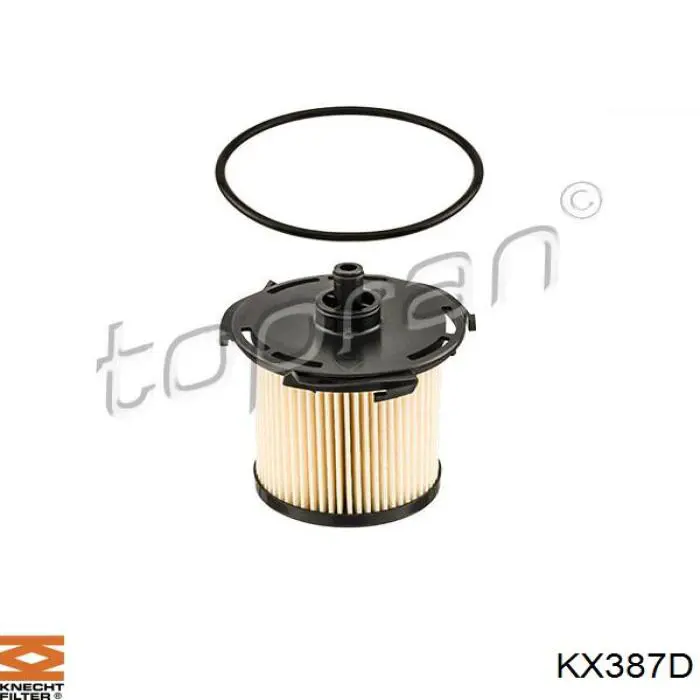 KX387D Knecht-Mahle filtro combustible