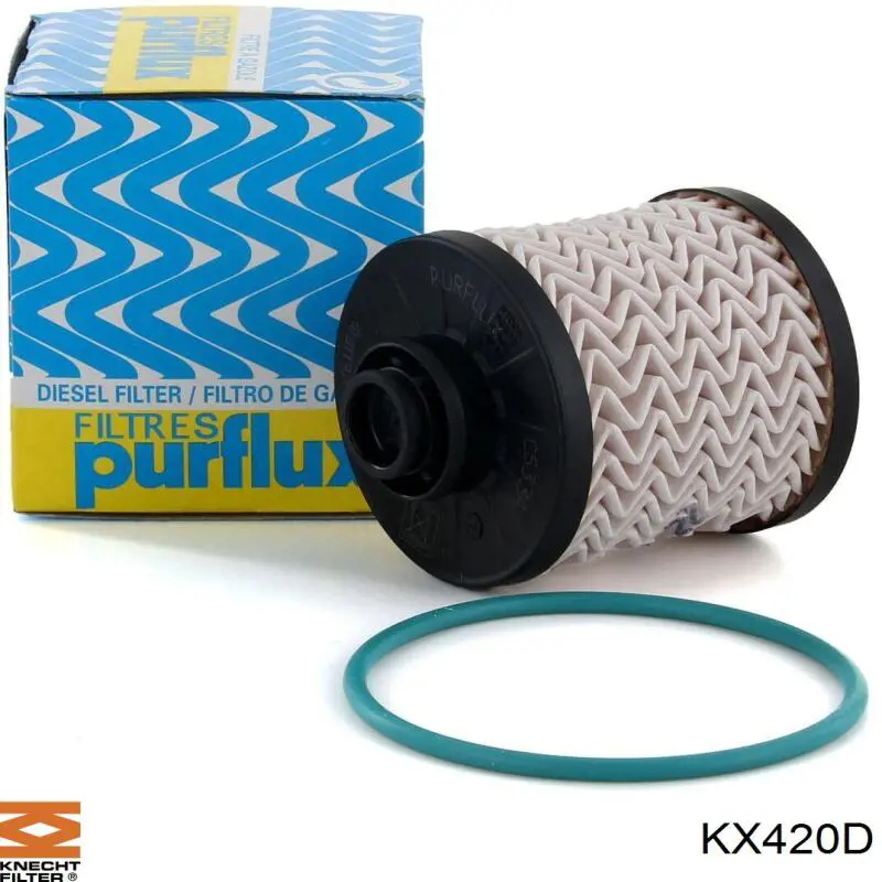 KX420D Knecht-Mahle filtro combustible