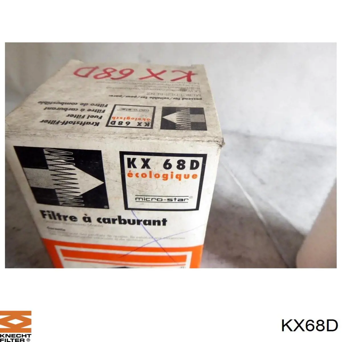 KX 68D Knecht-Mahle filtro combustible