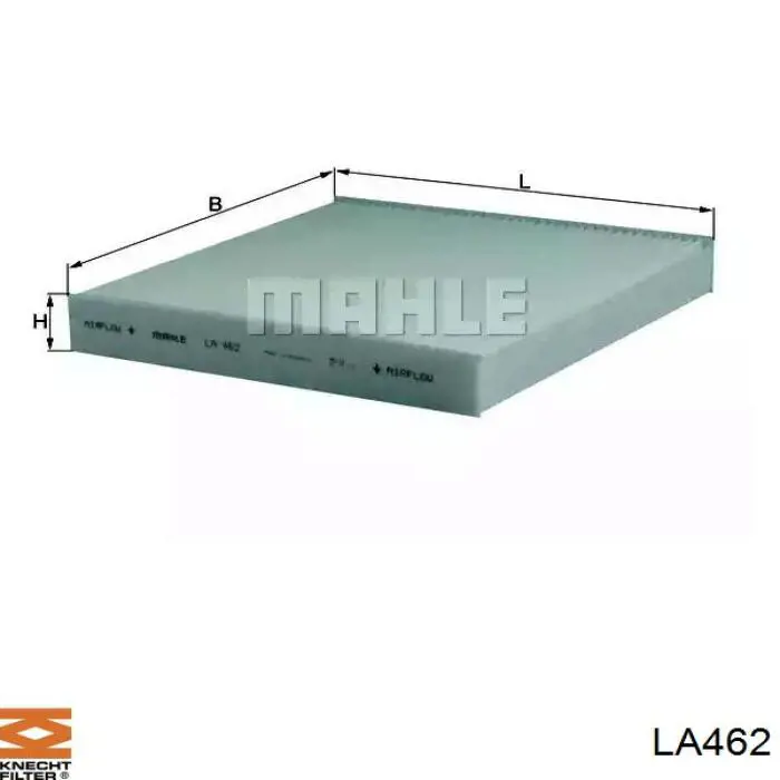 LA462 Knecht-Mahle filtro de habitáculo