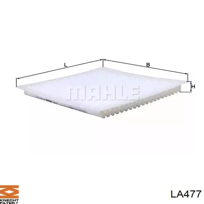 LA477 Knecht-Mahle filtro de habitáculo