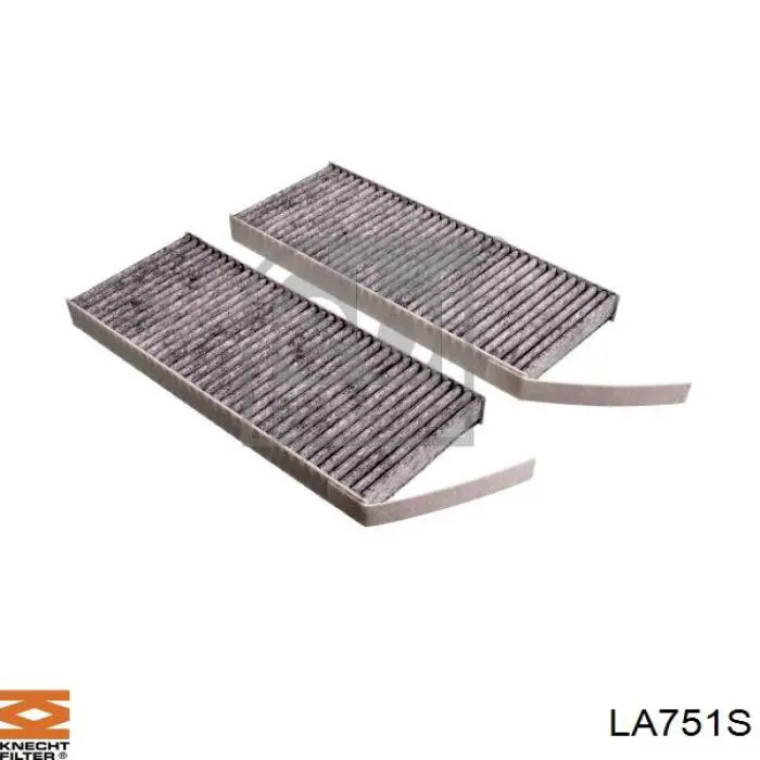 LA751S Knecht-Mahle filtro de habitáculo