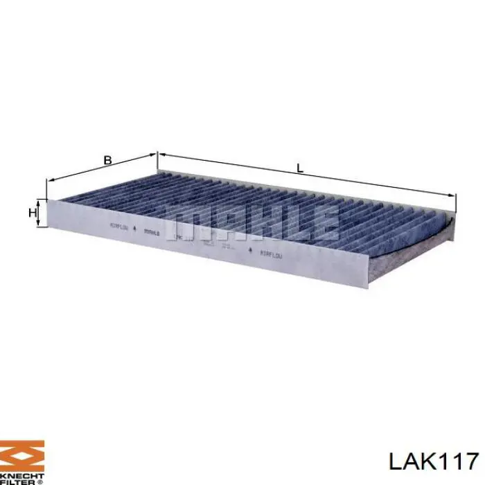 LAK117 Knecht-Mahle filtro de habitáculo