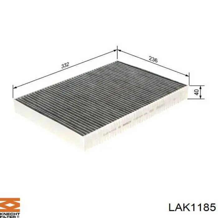 LAK1185 Knecht-Mahle filtro de habitáculo