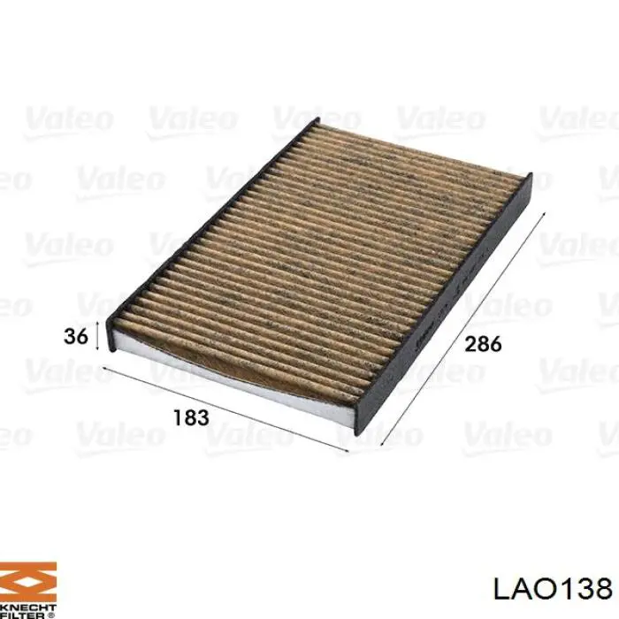 LAO138 Knecht-Mahle filtro de habitáculo