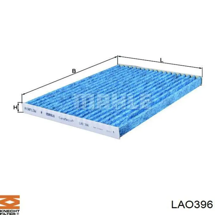 LAO396 Knecht-Mahle filtro de habitáculo