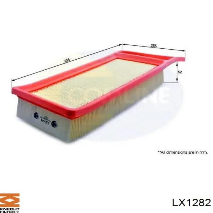 Filtro de aire Ford Fiesta JH, JD