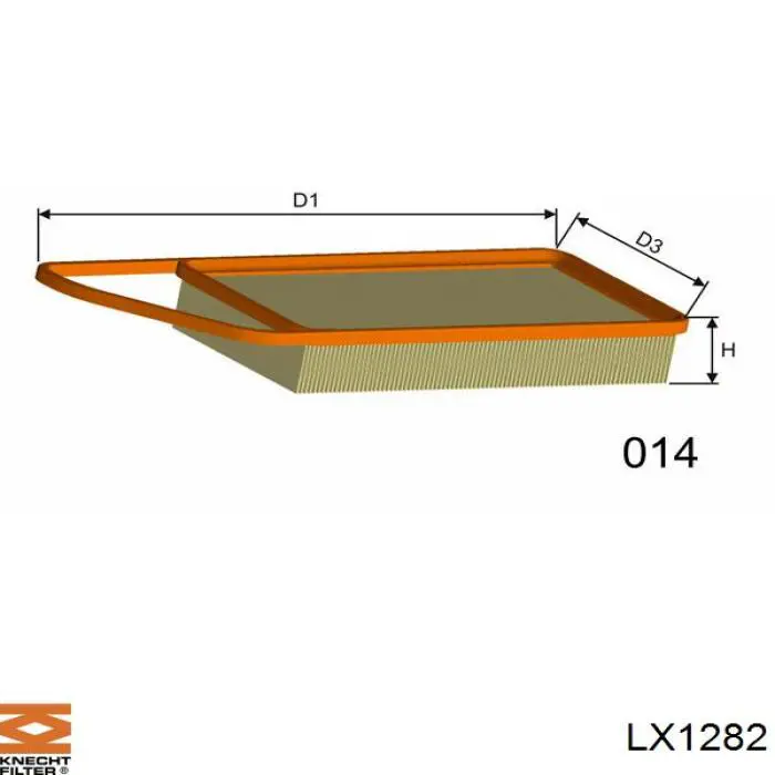 Filtro de aire Ford Fiesta JH, JD