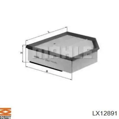 LX12891 Knecht-Mahle filtro de aire