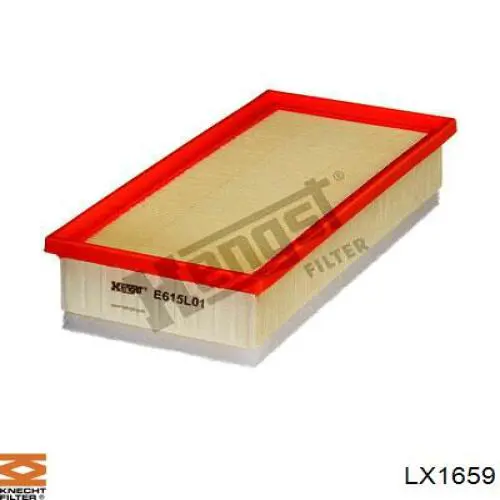 LX1659 Knecht-Mahle filtro de aire